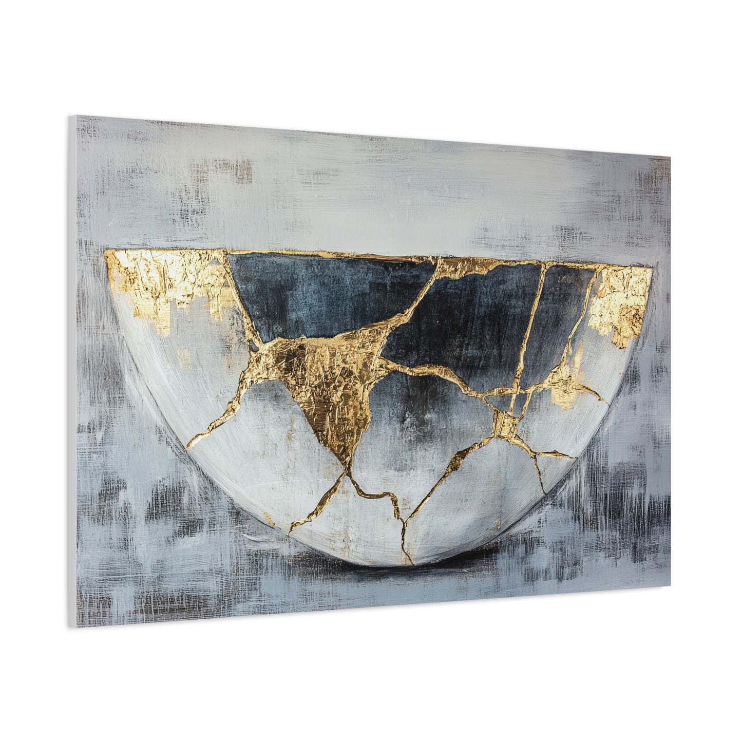 Kintsugi Golden Fractures Bowl (W_001)
