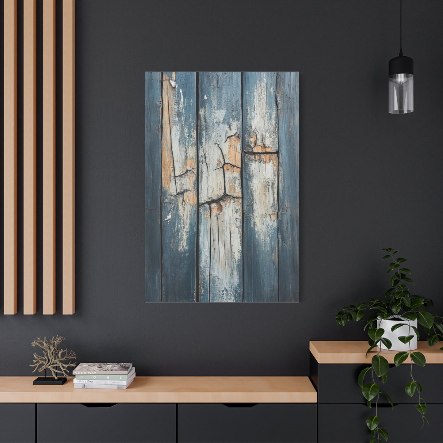 Rustic Blue Weathered Wood (W_112)