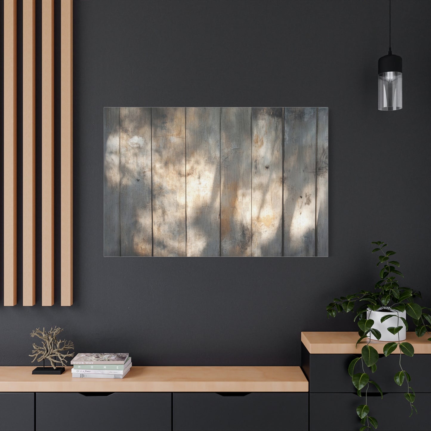 Rustic Weathered Wooden Panel (W_013)