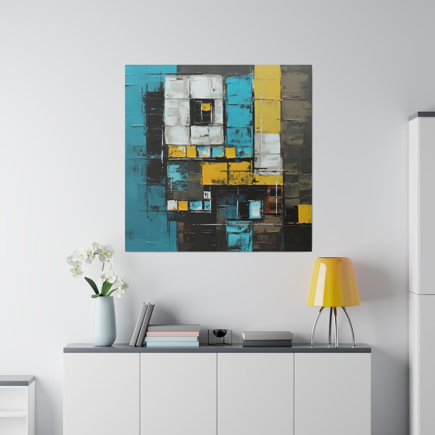 Urban Grid: Abstract Architectural Canvas