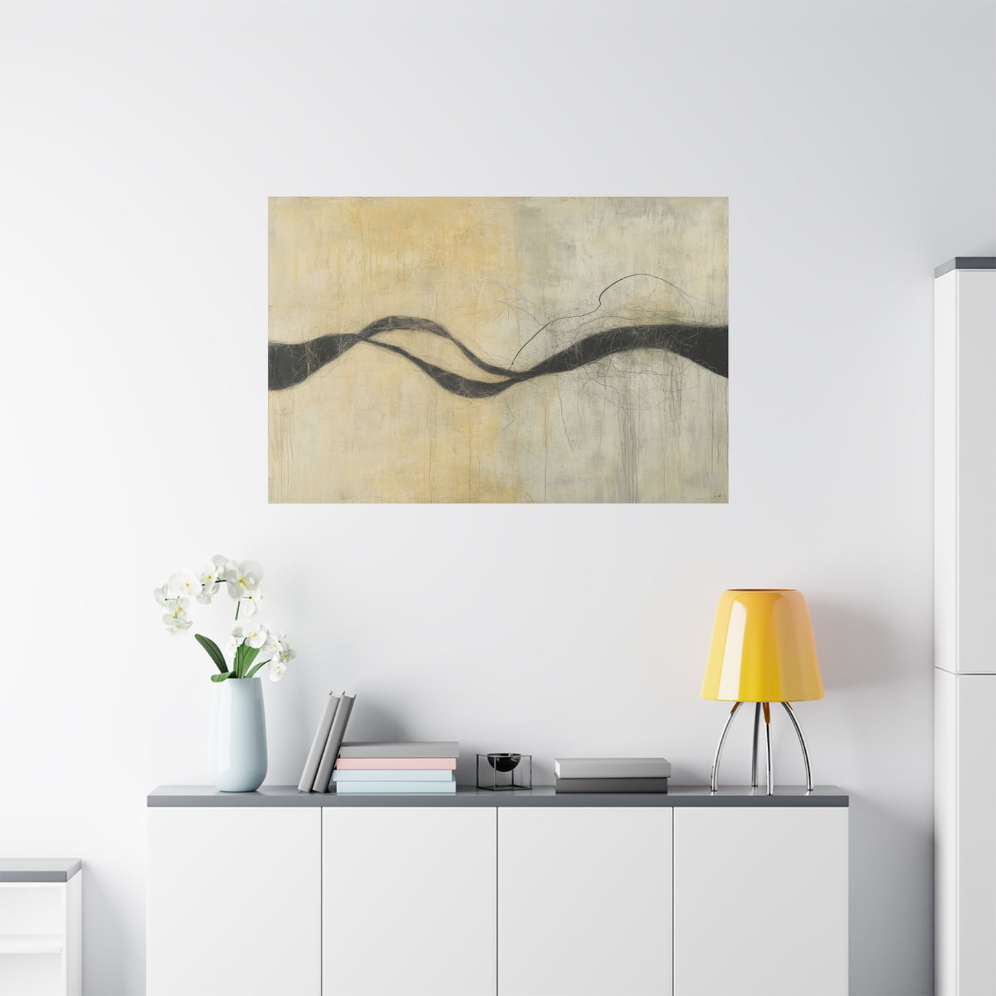 Abstract Flow Canvas Print (W_019)