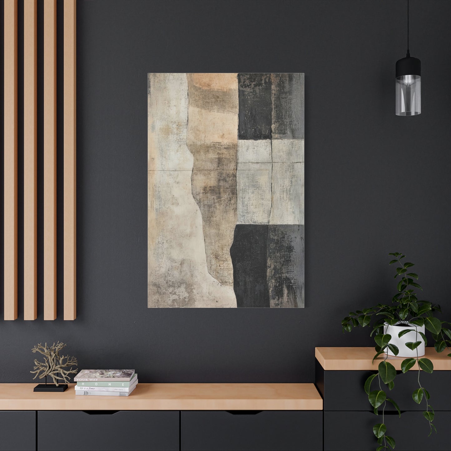Abstract Earth Tones and Textures (W_084)