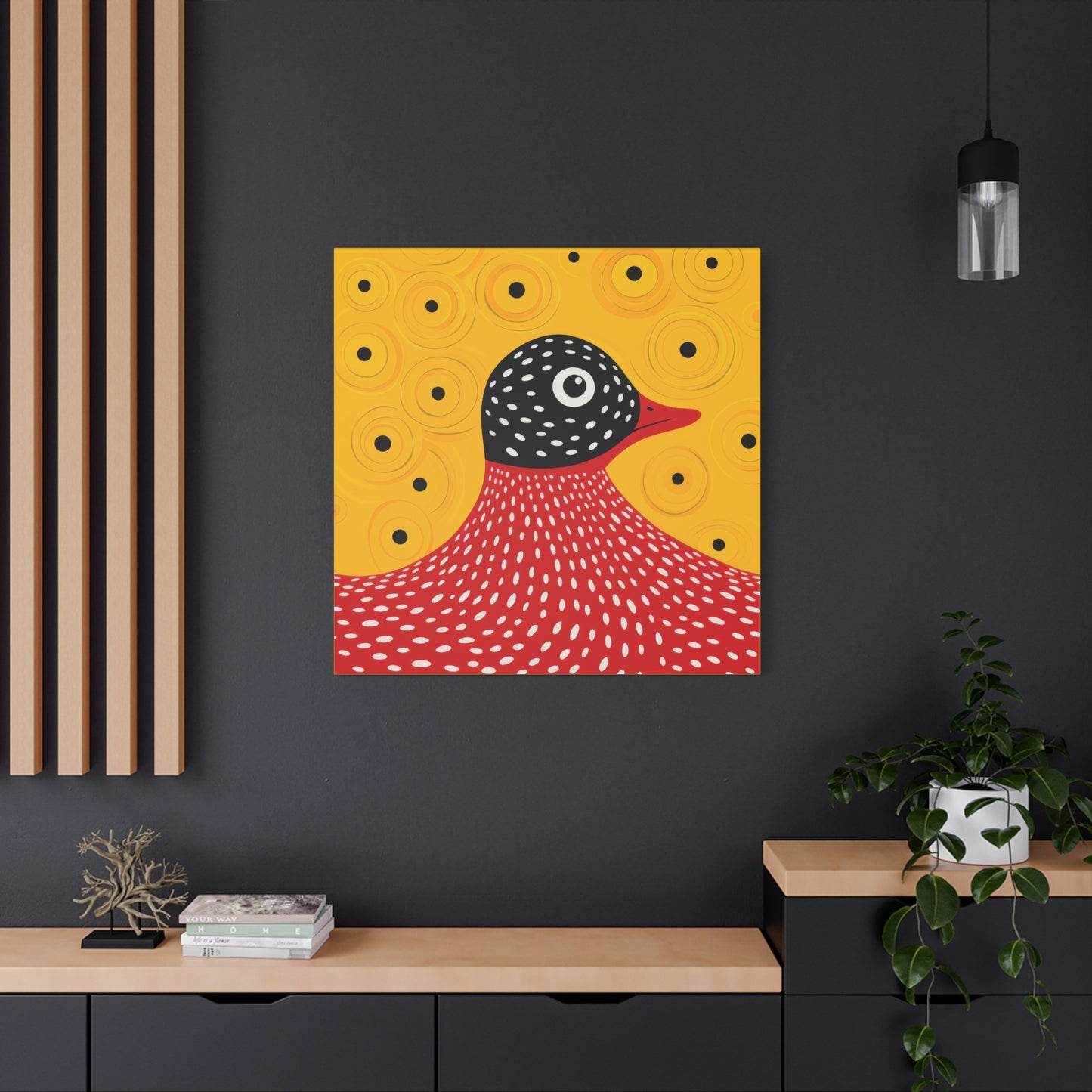 Polka-Dot Quirky Bird