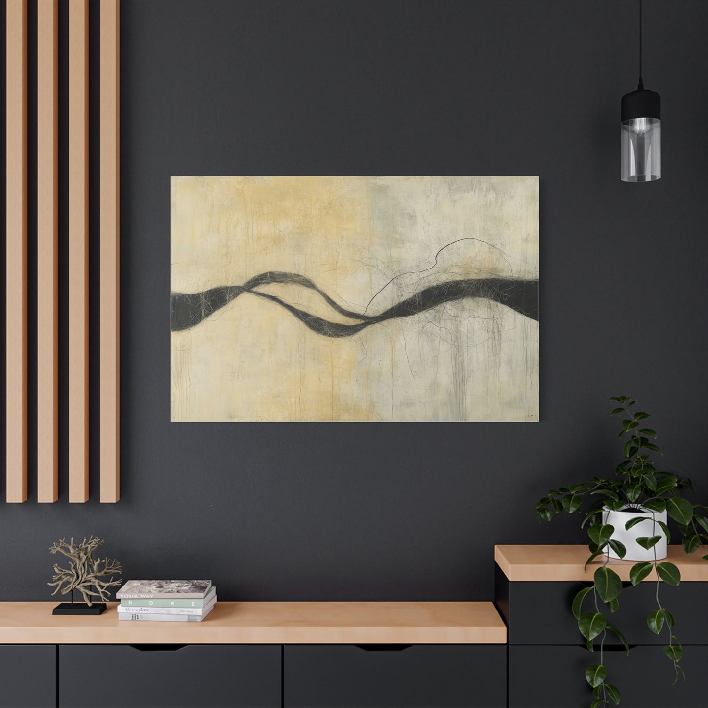 Abstract Flow Canvas Print (W_019)