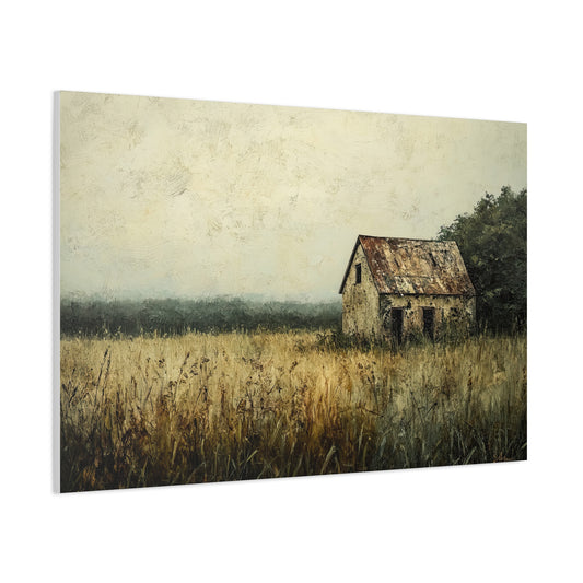 Rustic Abandoned Stone Cottage (W_033)