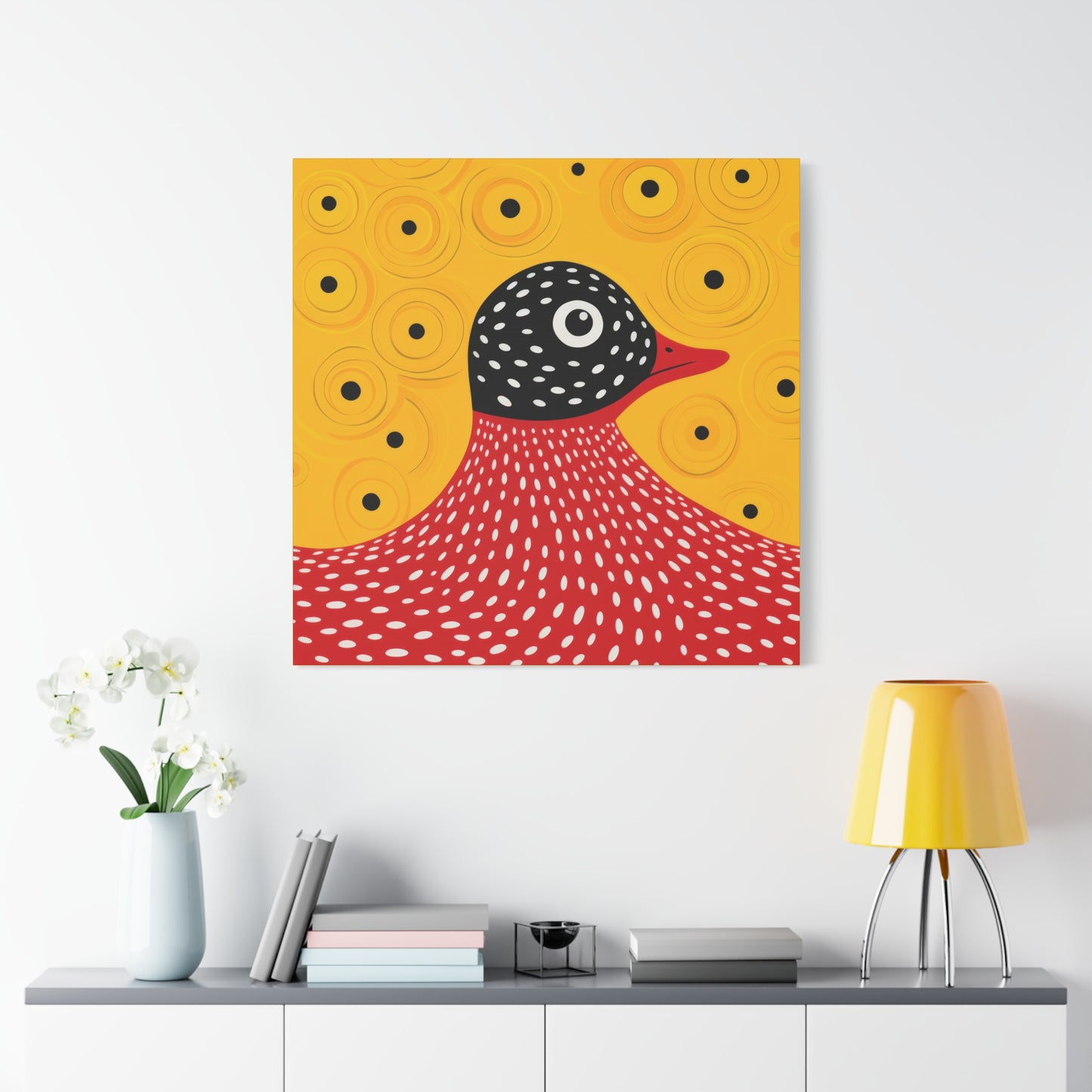 Polka-Dot Quirky Bird