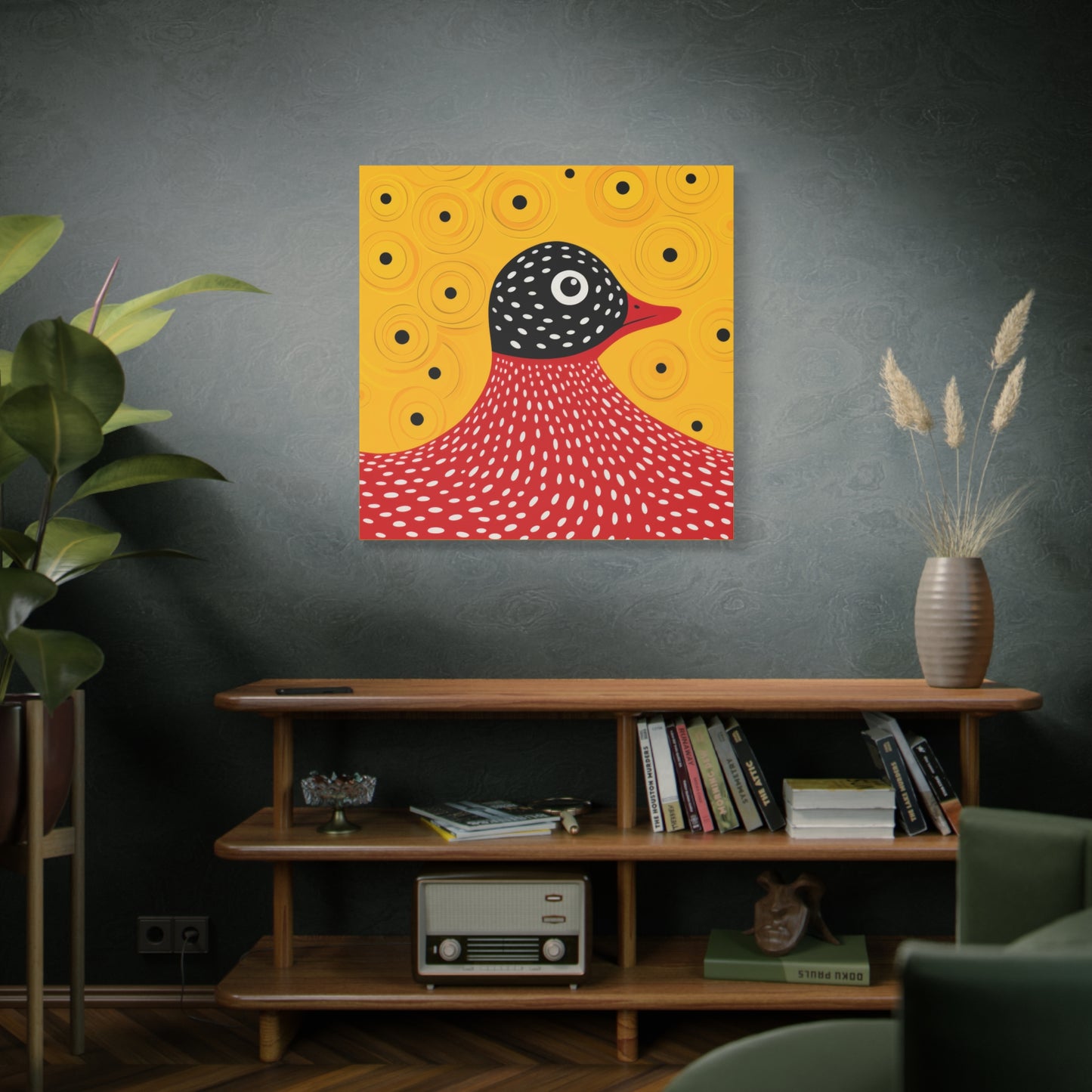 Polka-Dot Quirky Bird